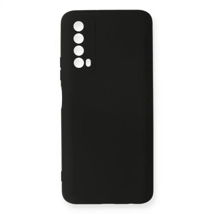Huawei P Smart 2021 Kılıf Nano İçi Kadife Silikon - Siyah