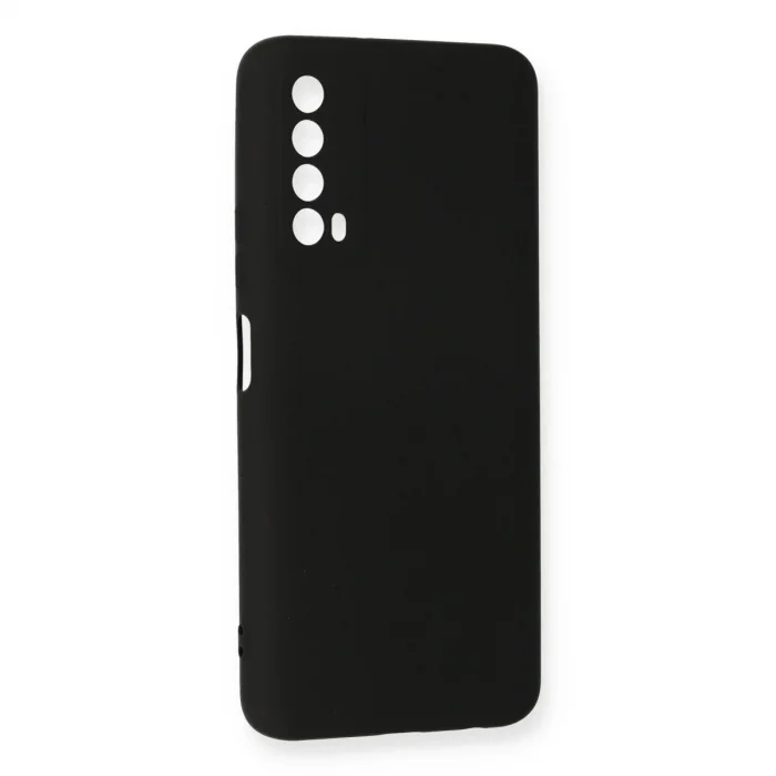 Huawei P Smart 2021 Kılıf Nano İçi Kadife Silikon - Siyah