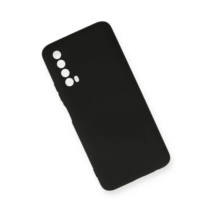 Huawei P Smart 2021 Kılıf Nano İçi Kadife Silikon - Siyah