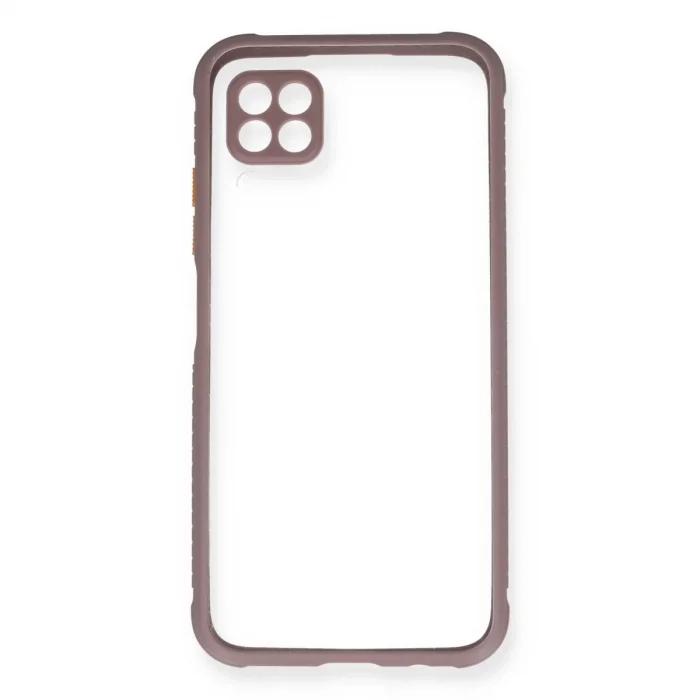 Huawei P40 Lite Kılıf Miami Şeffaf Silikon - Açık Mor