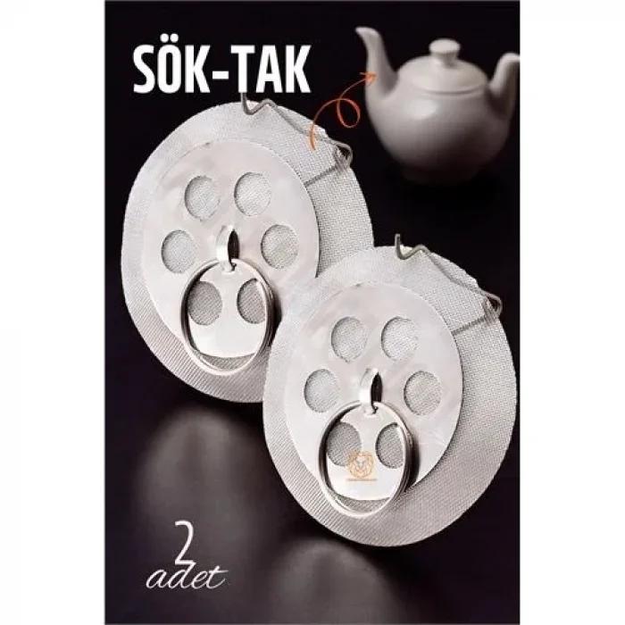 Sök-tak Demlik İçi Çay Filtresi Çay Süzgeci 2 Adet 721303