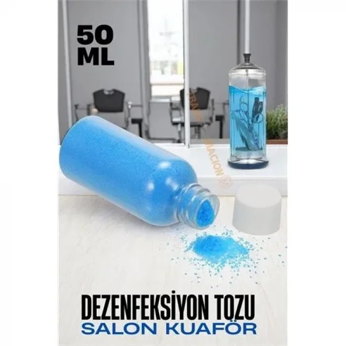 Salon Kuaför Dezenfeksiyon Tozu - Manikür Pedikür Berber Saç Tarak Kesme Makas Dezenfektanı Profesyonel Salon Dezenfektanı 721660