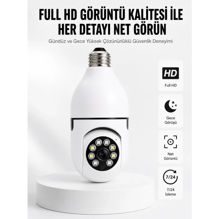İki Yönlü Ses Destekli Full HD Akıllı Kamera Yeni Nesil