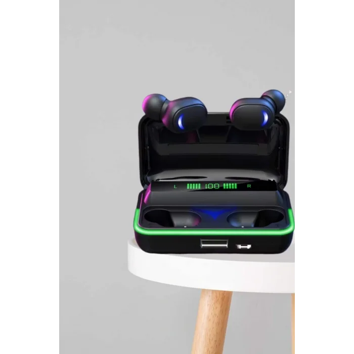 İkili Bluetooth Kulaklık Dijital Göstergeli Uzun Pil Ömrü Yüksek Ses Kaliteli