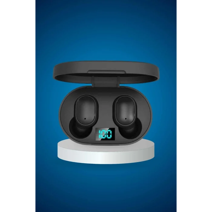 İkili Bluetooth Kulaklık Dijital Göstergeli Uzun Pil Ömrü Yüksek Ses Kaliteli