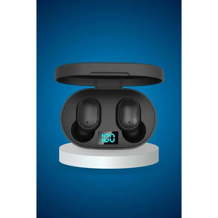 İkili Bluetooth Kulaklık Dijital Göstergeli Uzun Pil Ömrü Yüksek Ses Kaliteli