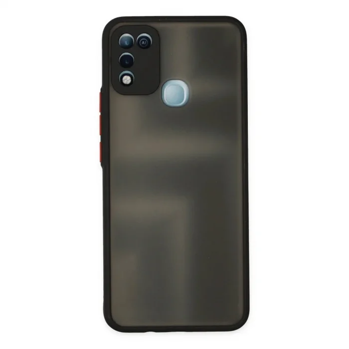 İnfinix Hot 10 Play Kılıf Montreal Silikon Kapak - Siyah