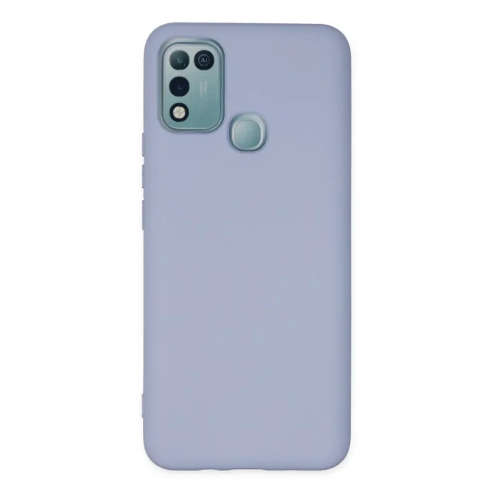 İnfinix Hot 10 Play Kılıf Nano İçi Kadife Silikon - Lila
