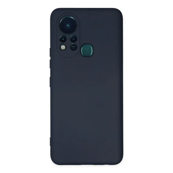 İnfinix Hot 11s Kılıf Nano İçi Kadife Silikon - Lacivert