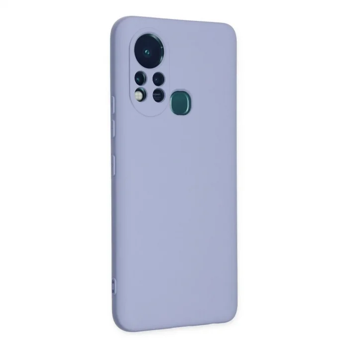 İnfinix Hot 11s Kılıf Nano İçi Kadife Silikon - Lila