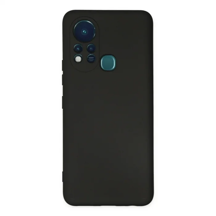 İnfinix Hot 11s Kılıf Nano İçi Kadife Silikon - Siyah