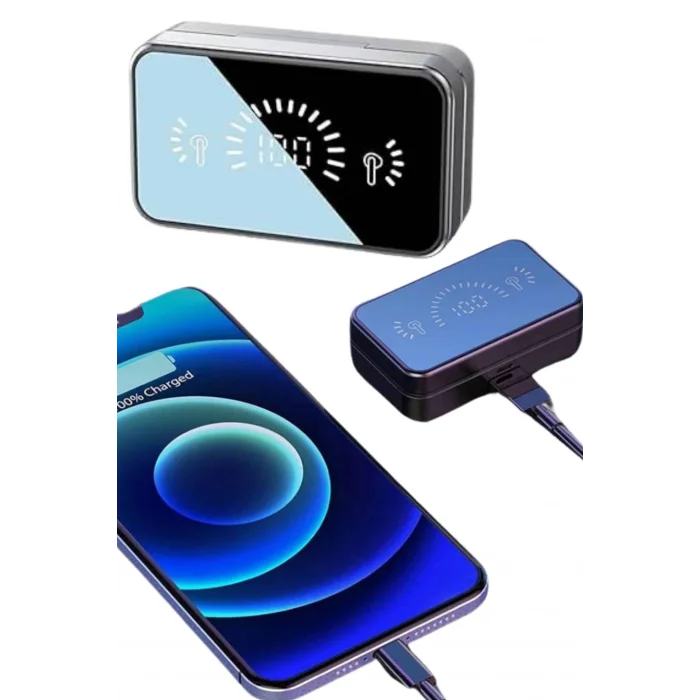 İos Android Uyumlu Bluetooth Kulaklık Kablosuz Kulaklık Yüksek Basslı