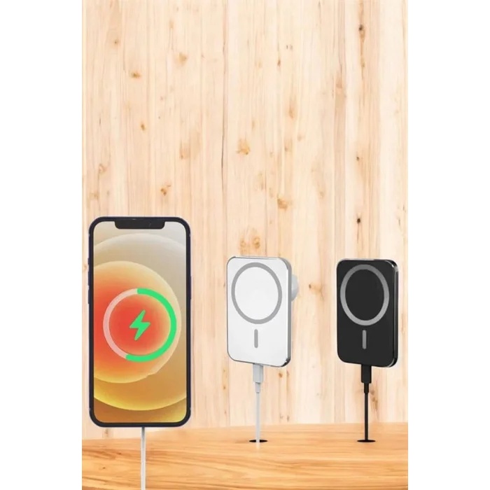 İOS Uyumlu Manyetik Tasarım Magsafe İphone 12/13/14/15 Uyumlu Powerbank