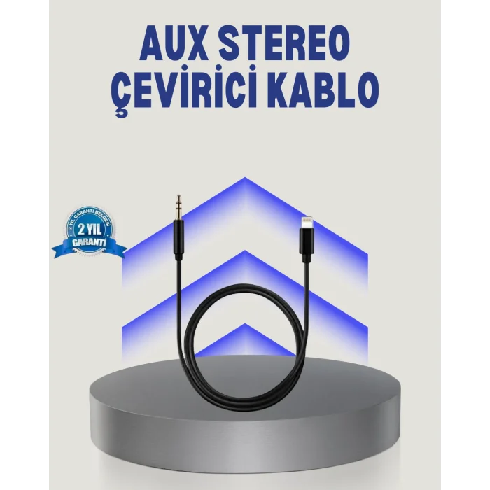 iPhone Lightning 3.5mm Aux Çevirici Kablo JH-023 Stereo Ses Aktarıcı