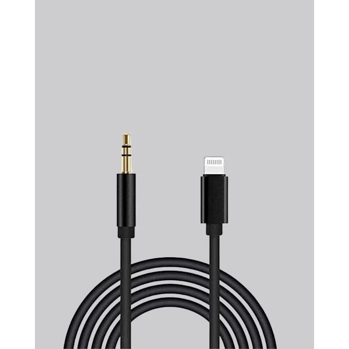 iPhone Uyumlu Lightning 3.5mm Aux Adaptör Kablo Stereo Ses Aktarım