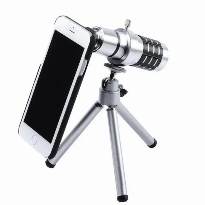 İphone5,5s,i̇phone4.4s Için Alüminyum 14x Optik Zoom Yakından Görüntü çekme