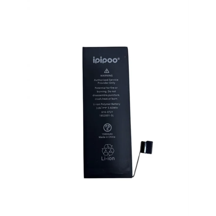 İpipoo Apple Iphone 5S Uyumlu Batarya -  1560 mAh