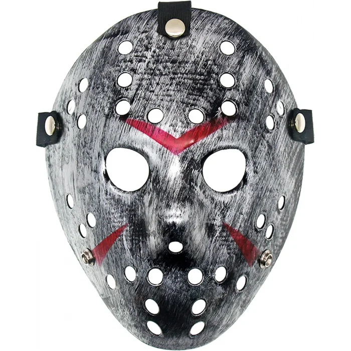 Jason Maskesi Hannibal Maskesi Metal Gümüş Renk 20x25 cm (5047)