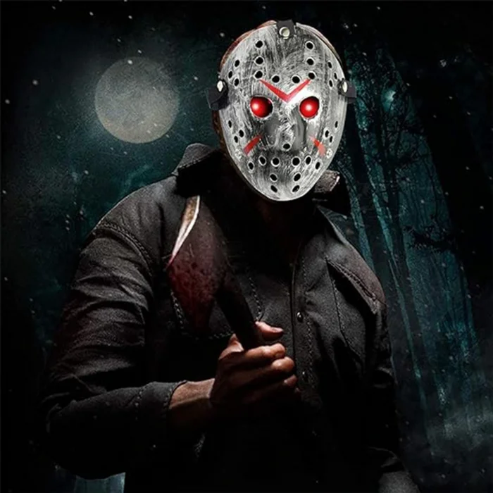 Jason Maskesi Hannibal Maskesi Metal Gümüş Renk 20x25 cm (5047)