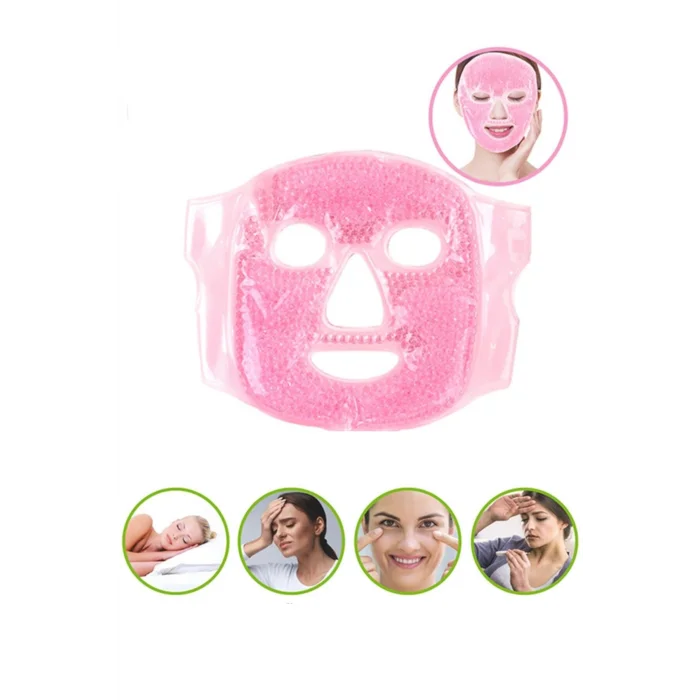 Jel Boncuklu Yüz Maskesi -Soğuk Sıcak Jel Yüz Maskesi Buz -Sıcak Press