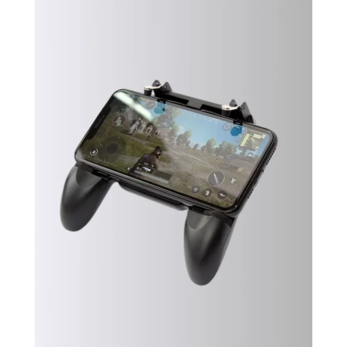 Joystick ve Parmak Tetikleyicili Mobil Oyun Gamepad Tutucu