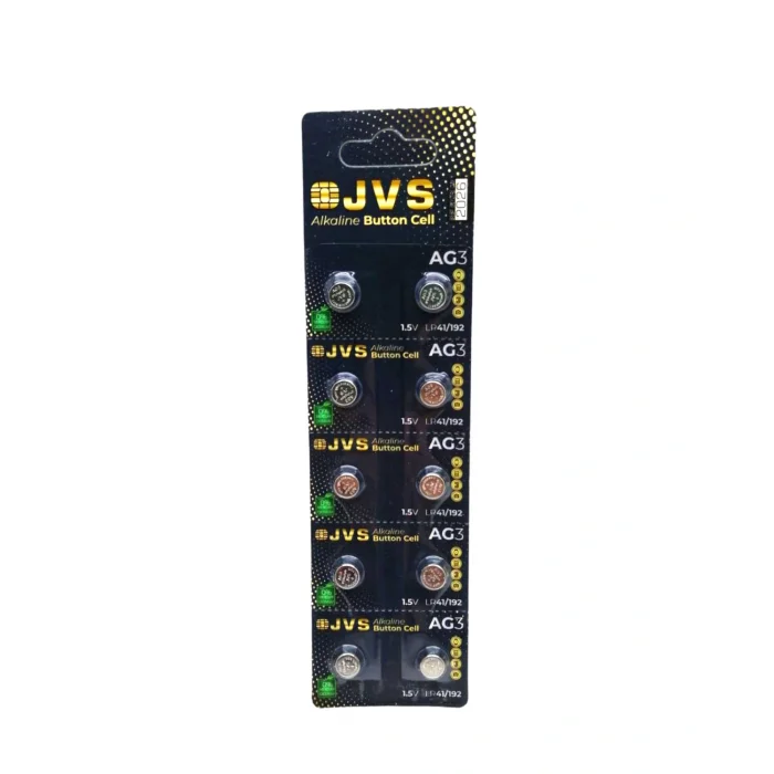 JVS AG3 1.5V LR41 SAAT PİLİ 10LU KART (5047)