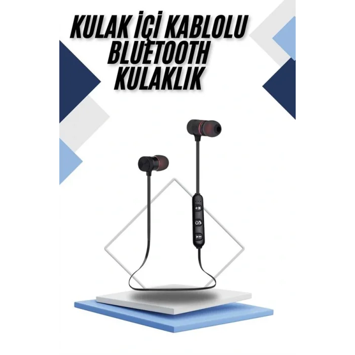 Kablolu Kulakiçi Bluetooth Kulaklık Mıknatıslı ANC Özellikli Yüksek Ses Kaliteli