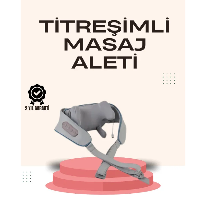 Kablosuz Boyun ve Omuz Masaj Aleti | Isıtmalı ve Yoğurmalı