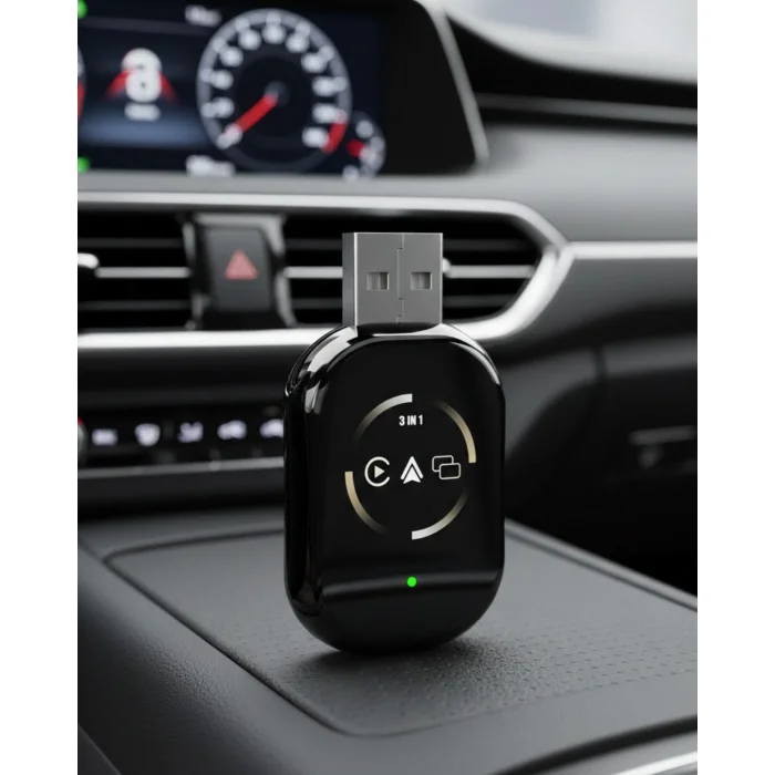 Kablosuz CarPlay Android Auto Adaptörü Otomatik Eşleşme