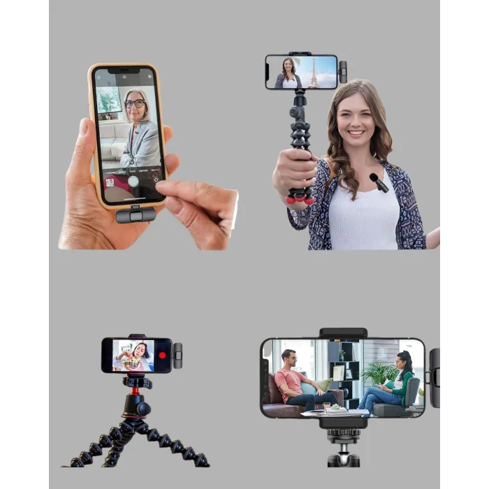 Kablosuz Mikrofon - Telefon ve Bilgisayar Uyumlu