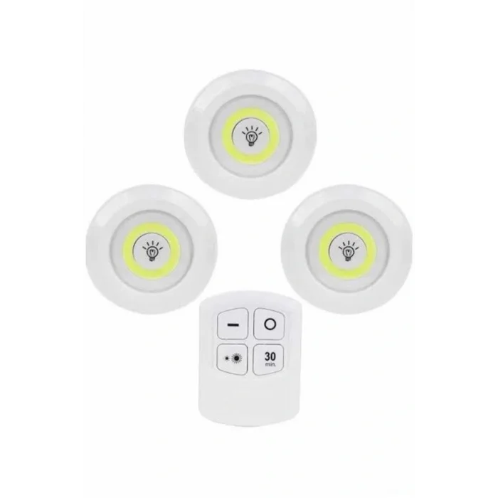 Kablosuz Pilli Işıldak  Masa Lambası Mutfak Tezgah Altı Banyo Dolabı Dolap İçi