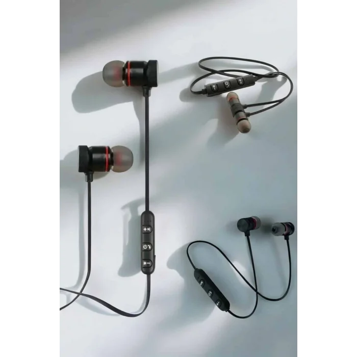 Kablosuz Sport Mıknatıslı Mikrofonlu Kulak İçi Kulaklık