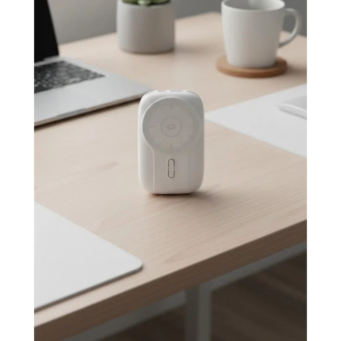 Kablosuz ve Kablolu Şarj Destekli 10000 mAh Taşınabilir Powerbank