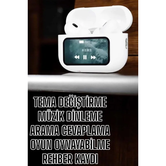 Kablosuz Yeni Nesil Bluetooth Bağlantılı Dokunmatik Ekranlı Kulak İçi Pro