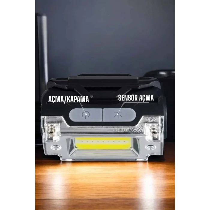 Kafa Lambası Kamp Feneri Balıkçı Feneri Başlıklı Suya Dayanıklı