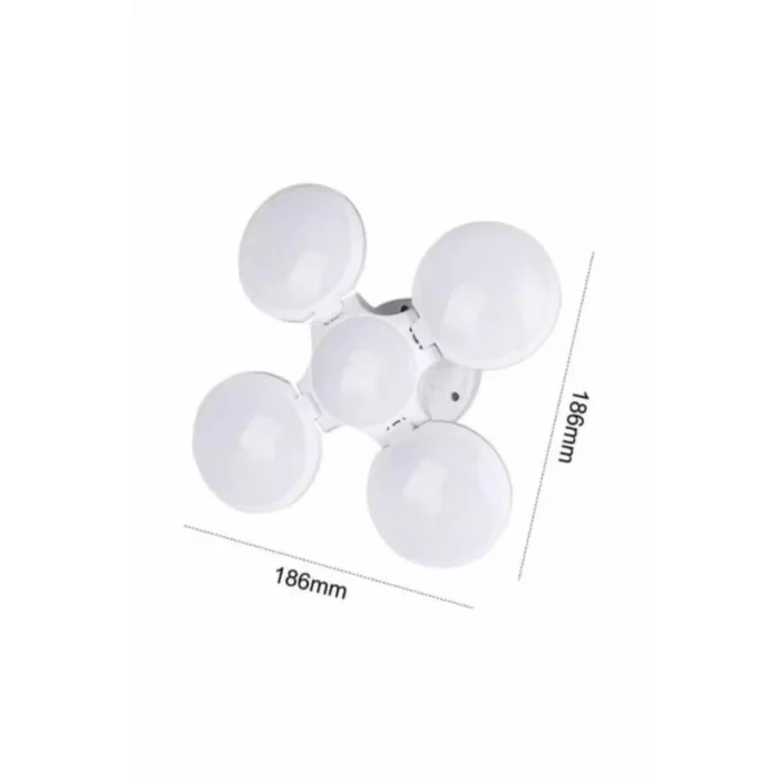 Kamp Lambası Güneş Enerjili Solar 5 Kanatlı Katlanır Lamba Karavan