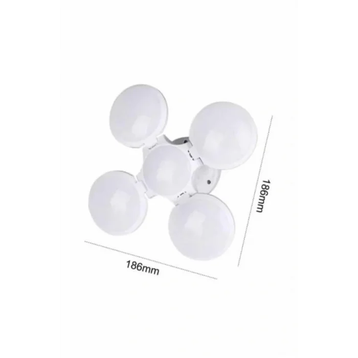 Kamp Lambası Güneş Enerjili Solar 5 Kanatlı Katlanır Lamba Karavan