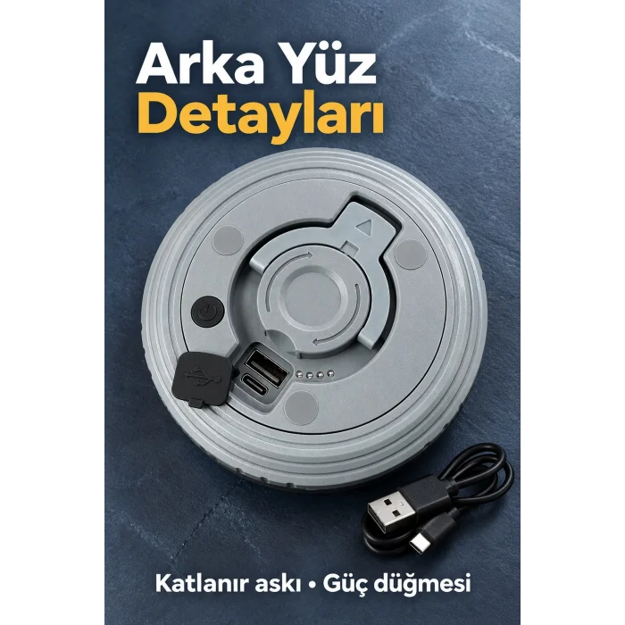 Kamp Lambası ve Şerit Işık USB Çıkışlı