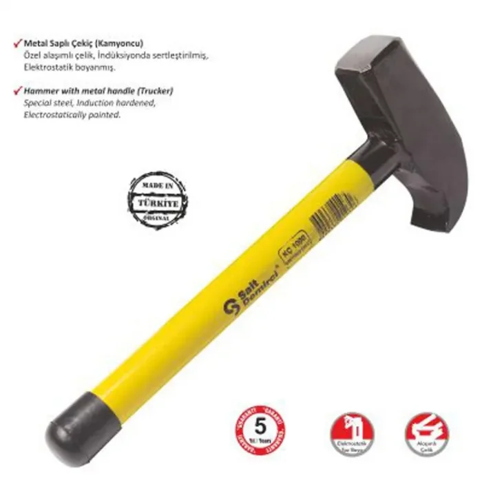 Kamyoncu Metal Saplı Çekiç 500 gr