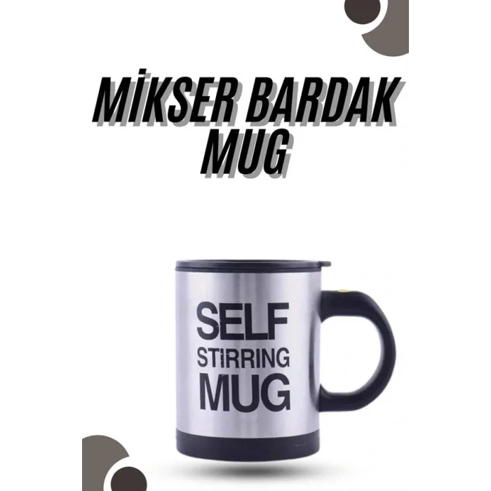Karıştırıcı Özellikli Mikser Kupa Bardak Kompakt Taşınabilir Mug