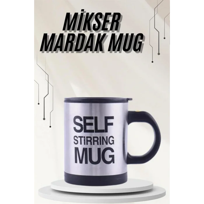 Karıştırıcı Özellikli Mikser Kupa Bardak Termos Bardak