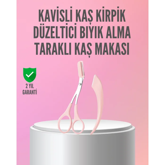 Kaş ve Kirpik Şekillendirme İçin Yüz Bakım Makası