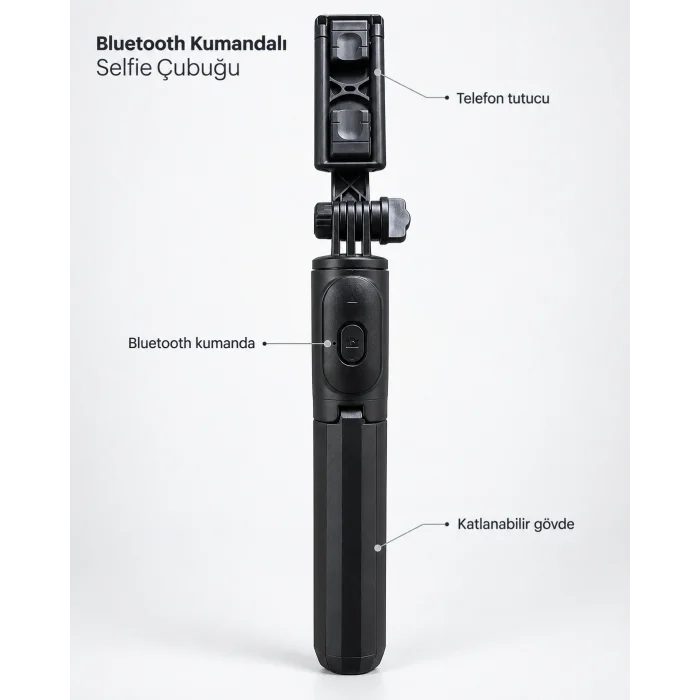 Katlanabilir Selfie Çubuğu