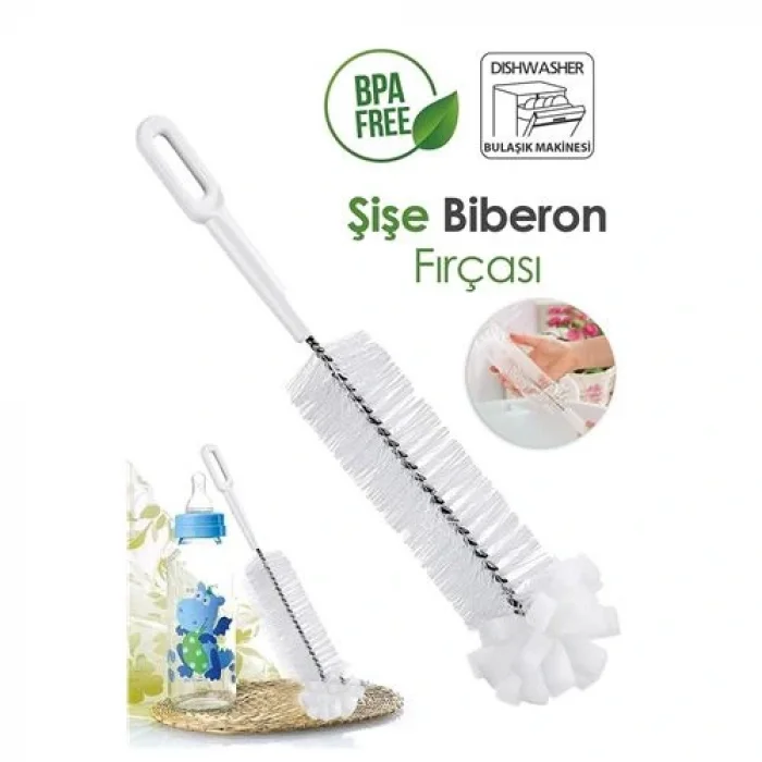 Premium Lüks Şişe ve Biberon Fırçası - Ultra Dayanıklı Profesyonel Temizlik & Kristal Parlaklık