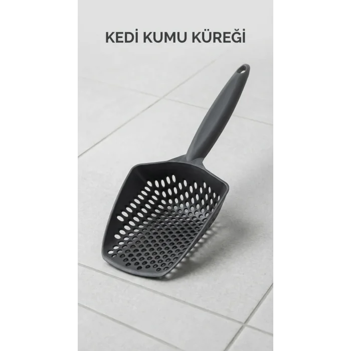 Kedi Kumu Eleme Küreği, Çevre Dostu Malzeme Ve Ergonomik Tasarımla Temizlik İçin Uygun