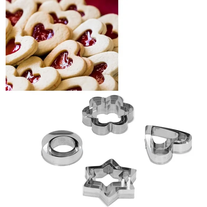 Kek Kalıbı - Bisküvi Kalıbı - Fondan Kalıbı 12 Adet