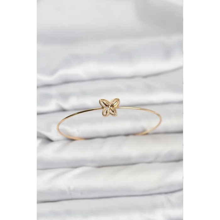 Kelebek Model Gold Renk Bileklik