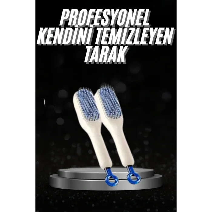 Kendi kendini Temizleyebilen Hijyenik Saç Fırçası Anti-Statik Teknolojisi