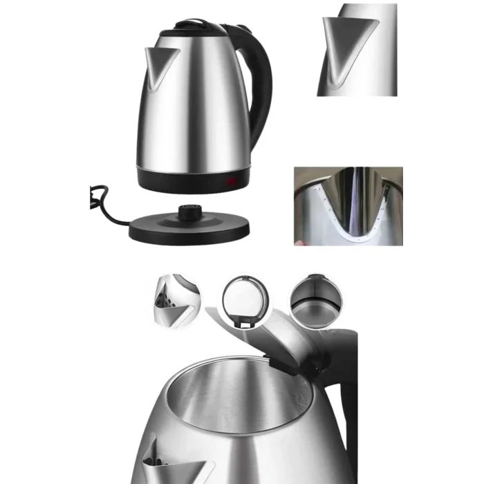Kettle C F Tipi 220-240V Paslanmaz Çelik Elektrik Kablolu Otomatik Kapanma