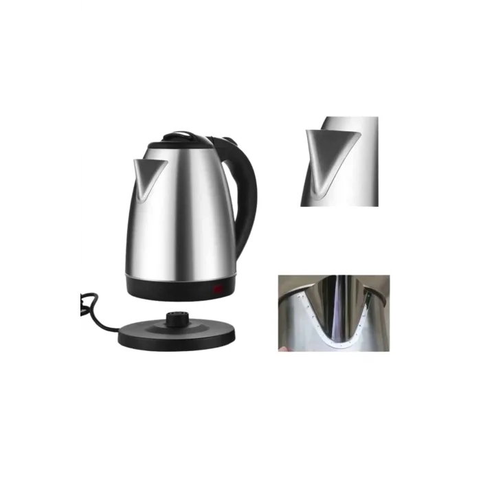 Kettle Su Isıtıcı C F Priz Uyumlu 220 - 240 V Paslanmaz Çelik Kablolu